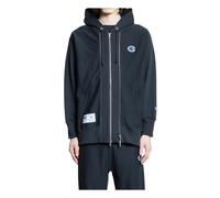 Undercover, Homme, Sweatshirts et sweats à capuche, Noir, Taille: 2XL Reverse Weave Double Zip Sweat à capuche