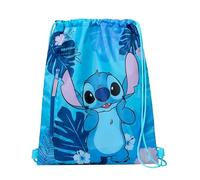 Undercover Lilo & Stitch Sac de gym pour enfants et adolescents, sport et école, à partir de 3 ans, bleu, 38x33 Centimeters