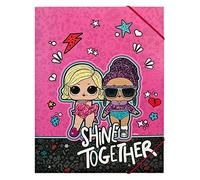 Undercover LOLO0300 LOL Surprise Chemise à élastique A4 avec élastiques sur Le Coin, env. 32 x 25 cm