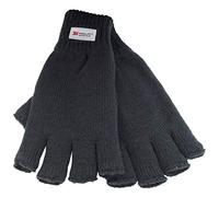 Undercover Lot de 1 ou 2 mitaines thermiques en tricot Thinsulate doublé en polaire pour homme, 1 paire., M-L