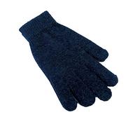 Undercover Lot de 3 paires de gants d'hiver en tricot pour homme avec laine noire, anthracite, bleu marine, bleu marine, taille unique
