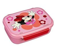Undercover Minnie Mouse - Boîte à goûter avec insert amovible - Rose - Plastique - Sans BPA - 18 x 13,5 x 6 cm - Pour enfant