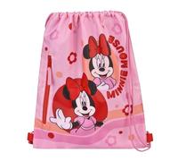 Undercover Minnie Mouse Sac de gym Rose env. 40 x 33 cm avec compartiment zippé pour enfants à partir de 3 ans