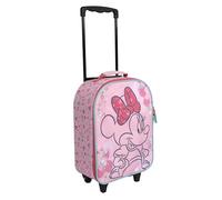 Undercover - Minnie Mouse Trolley pour Enfants - Compartiment Principal spacieux - Compagnon de Voyage idéal - Tige télescopique réglable et fixable
