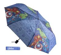 Undercover Parapluie pliant Marvel Avengers - de poche, housse, diamètre 94 cm, léger, pour enfants