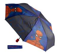 Undercover - parapluie pliant Marvel Spider Man - parapluie de poche avec housse de protection - diamètre 94 cm - léger et idéal pour les mains des enfants