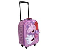 Undercover - Peppa Pig Trolley pour Enfants - Compartiment Principal spacieux - Compagnon de Voyage idéal - Tige télescopique réglable et fixable