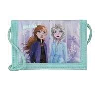 Undercover Portefeuille Disney La Reine des Neiges pour fille - Personnalisable avec nom - Porte-monnaie pour enfant, Turquoise pastel., Classique