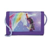 Undercover Portefeuille licorne pour enfant, 9 x 2 x 13 cm, pochette tour de cou avec cordon de serrage, violet