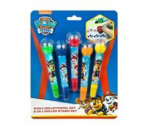 Undercover PPAT0743 - Lot de 5 feutres et tampons colorés Paw Patrol