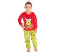 Undercover Pyjama de Noël Grinch en polaire douce assorti pour adultes et enfants, Enfants, 3-4 ans
