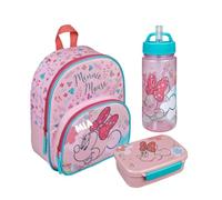 Undercover Sac à dos de maternelle Minnie Mouse, personnalisable, pour enfant, motif Disney, [02] Set 1 - Minnie Mouse Fleur