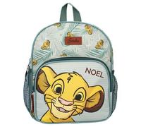 Undercover Sac à dos personnalisé pour maternelle avec nom Disney Roi Lion Simba,Petit sac à dos pour enfant garçon fille,Sac à dos de loisirs avec poches latérales en filet, vert