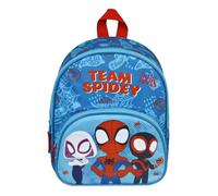 Undercover Spidey Sac à dos de maternelle pour enfant - Personnalisé avec nom - Sac à dos, pour garçons et filles, avec poche avant, 2 compartiments 25,5 x 30,5 x 10 cm, bleu, 25.5 x 30.5 x 10 cm