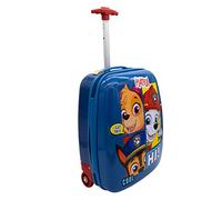 Undercover - Trolley en Polycarbonate - Paw Patrol - 16 Pouces - avec Sangles de Serrage et Compartiment zippé - Tige télescopique - léger et Robuste - pour Enfants