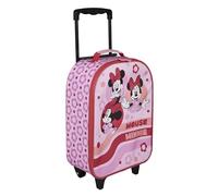 Undercover - Trolley Enfant Minnie Mouse - Compartiment Principal spacieux - Compagnon de Voyage idéal - poignée télescopique réglable et verrouillable