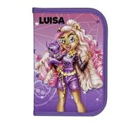 Undercover Trousse Monster High pour fille - Personnalisable avec nom - Trousse remplie avec contenu pour enfants, Monster High (violet), Taille unique, Trousse à crayons