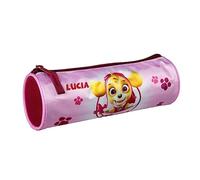 Undercover Trousse Pat' Patrouille Skye avec nom | Motif chiens pour filles en rose | Trousse personnalisée pour l'école et la maison, Rose