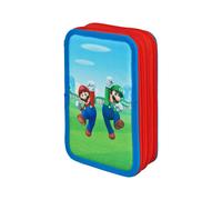 UNDERCOVER Trousse scolaire « Tripledecker », avec accessoires. (Super Mario)