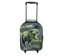 Undercover Valise de voyage pour enfant, personnalisable, avec nom, à roulettes, pour fille et garçon, bagage à main, Jurassic World, s, Bagage pour enfant