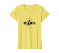 Underdog Mentality : Got That Dog in Me Motivational Spirit T-Shirt, Femme, Citron, 3XL