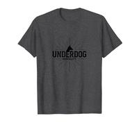 Underdog Mentality : Got That Dog in Me Motivational Spirit T-Shirt, Homme, Chiné Foncé, 4XL