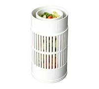 Underground Worm Bin, Garden Soil Composter, 4.33x8.43 inches Inground Tube with Aeration Holes, Vermiculture Kit, Waste Digester with Subterranean Design, Nutrient Source for Raised Beds