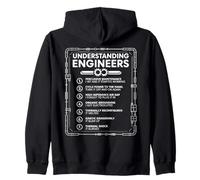 Understanding Engineers Humour Geek Mécanique STEM Citations Sweat à Capuche