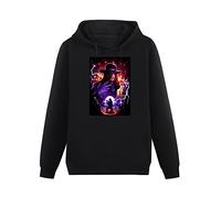 Undertaker Hell's Gate Unisex Hooded Printed Pullover Hoodies Mens Black Sweatshirts BlackL