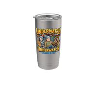 Underwatch Funny Gamer Gobelet isotherme en acier inoxydable double paroi