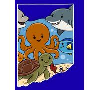 Underwater Adventures Coloring Book for Kids: Dive into the World of Colors: Fun and Relaxing Ocean-Themed Coloring Pages for Children | Sea Animals, Fish, and Underwater Scenes | 26 Unique Designs