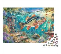 Underwater Fantasy 1000 Pièces Jigsaw Puzzle for Adults Fantasy Forest Jigsaw Great Gift Fun Activity for Home Colourful Défi & Brainteasing Puzzles Puzzle Game for The Whole for