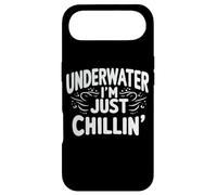 Underwater I'm Just Chillin' Funny Scuba Citation Coque pour iPhone Air