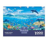 Underwater Marine Life_3 Pièces À Structure Solide Parfait pour Renforcer Les Capacités De Résolution Et Profiter du Temps Libre 52x38cm/1000pcs