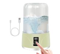 Underwear Washer, Travel Washing Machine, 8.27x5.12 Inches, Small Clothes Cleaner, Adjustable Cleaning Modes for Home, Hotel, Apartment, Dorm Travels Use, White and Green