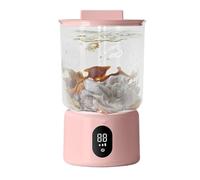 Underwear Washing Machine, Rechargeable Panty Washer, Cordless Compact Design, Gentle Fabric Cleaning Washer for Travel, Baby Clothes, Towels, Socks, Delicate, Pink, White