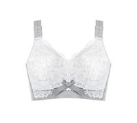 Underwear Women Thin Adjustable Pair Breast Anti-Sag 200 pounds Large Size Gathering No Underwire Bra Big Chest Small(34,Grey,Color 06)