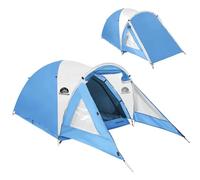 Underwood Aggregator Tente 2 Places avec Auvent - Dôme Double Paroi Imperméable 3000mm, Abri Léger et Vents Résistants pour Camping, Randonnée, Trekking, Festivals, Aventures en Plein Air et Voyage