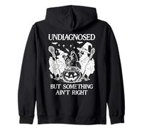 Undiagnosed But Something Aint Right Chicken Funny Halloween Sweat à Capuche
