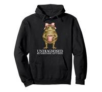 Undiagnosed But Something Ain't Right Frog Humour Coffee Sweat à Capuche