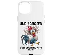 Undiagnosed But Something Ain't Right Funny Chicken Coworker Coque pour iPhone 15 Plus