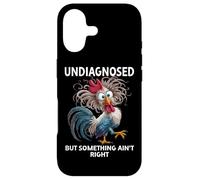 Undiagnosed But Something Aint Right Funny Chicken Coworker Coque pour iPhone 17
