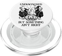 Undiagnosed But Something Aint Right Funny Chicken Halloween PopSockets PopGrip pour MagSafe