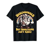 Undiagnosed But Something Ain't Right Funny Raccoon Chicken T-Shirt