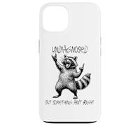 Undiagnosed But Something Ain't Right Funny Raccoon Feral Coque pour iPhone 13