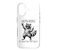 Undiagnosed But Something Ain't Right Funny Raccoon Feral Coque pour iPhone 17