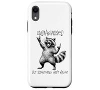 Undiagnosed But Something Ain't Right Funny Raccoon Feral Coque pour iPhone XR