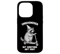 Undiagnosed But Something Ain't Right Funny Raccoon Scooter Coque pour iPhone 14 Pro
