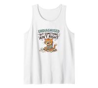 Undiagnosed But Something Ain't Right Grumpy Funny Cat Débardeur
