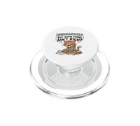 Undiagnosed But Something Ain't Right Grumpy Funny Cat PopSockets PopGrip pour MagSafe